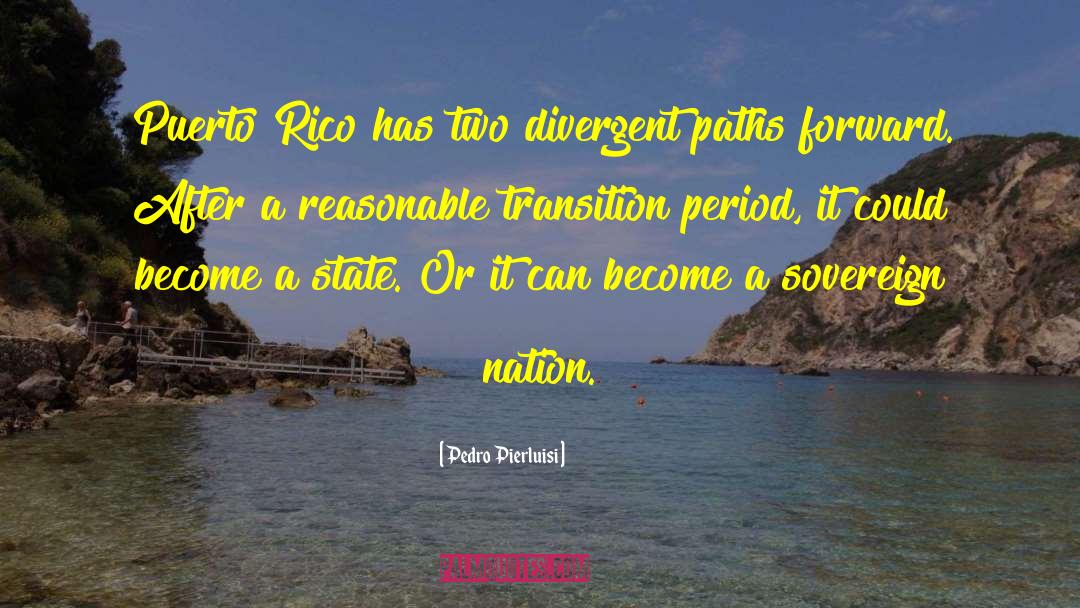 Pedro Pierluisi Quotes: Puerto Rico has two divergent