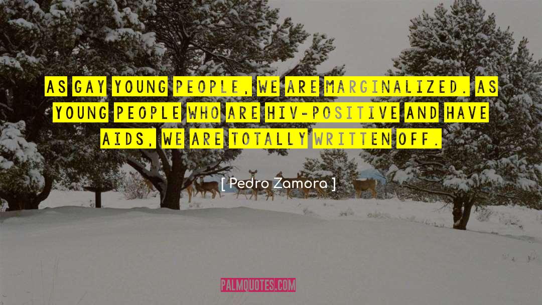 Pedro Zamora Quotes: As gay young people, we