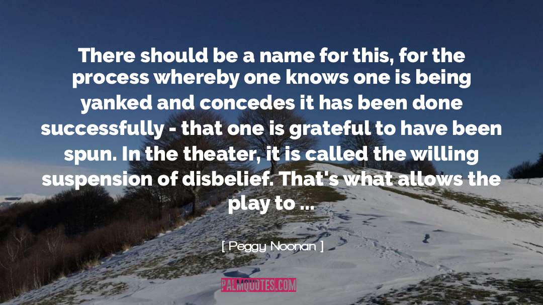 Peggy Noonan Quotes: There should be a name