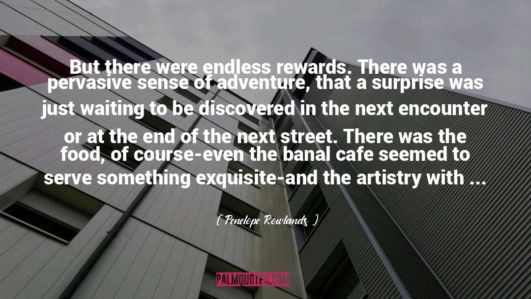 Penelope Rowlands Quotes: But there were endless rewards.