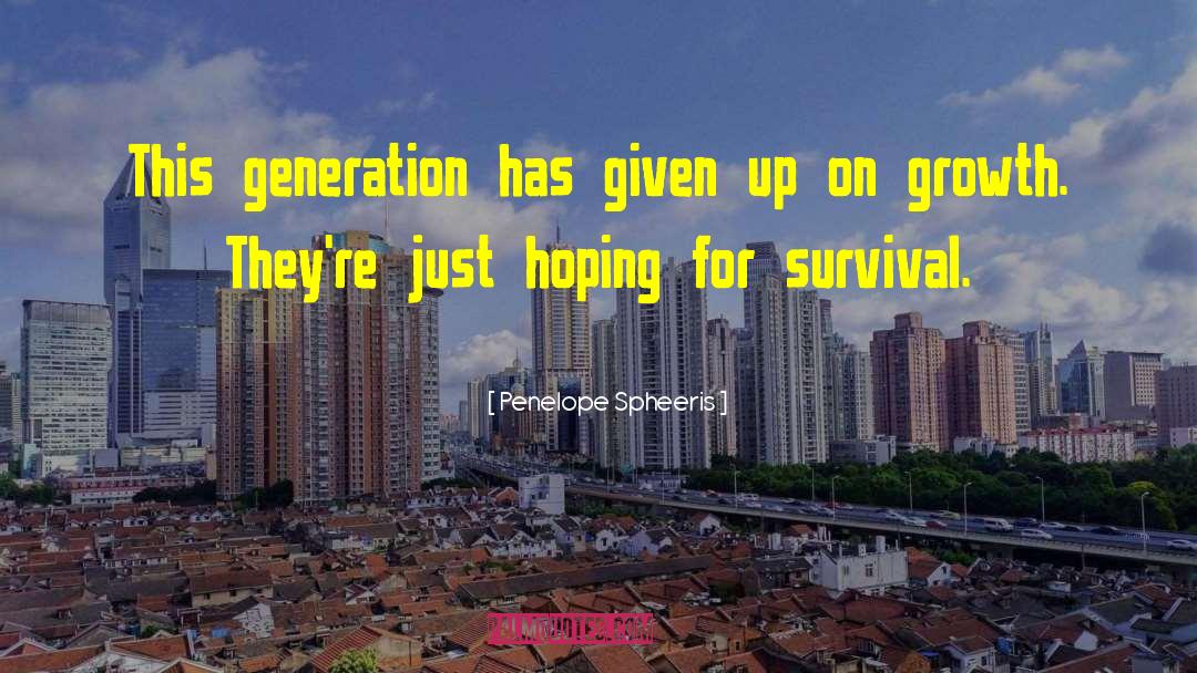 Penelope Spheeris Quotes: This generation has given up