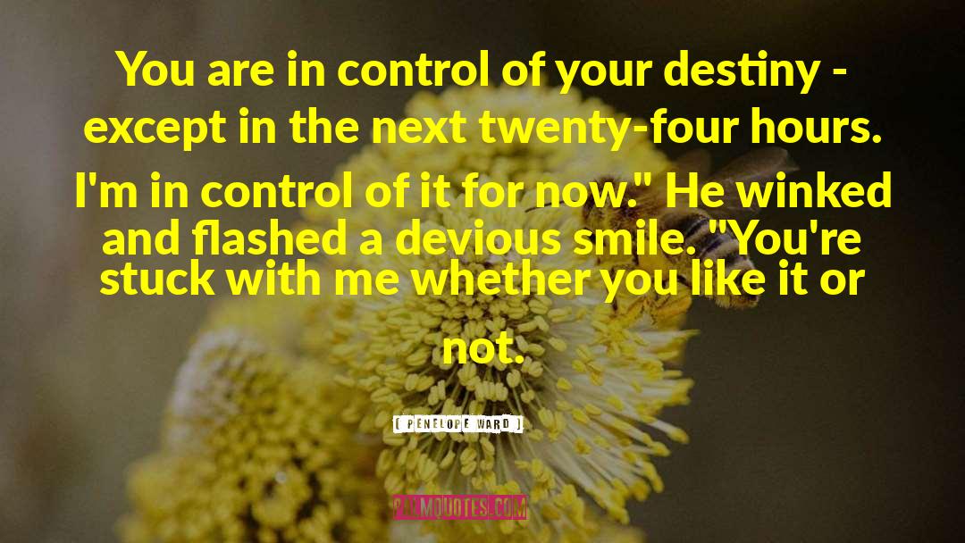 Penelope Ward Quotes: You are in control of