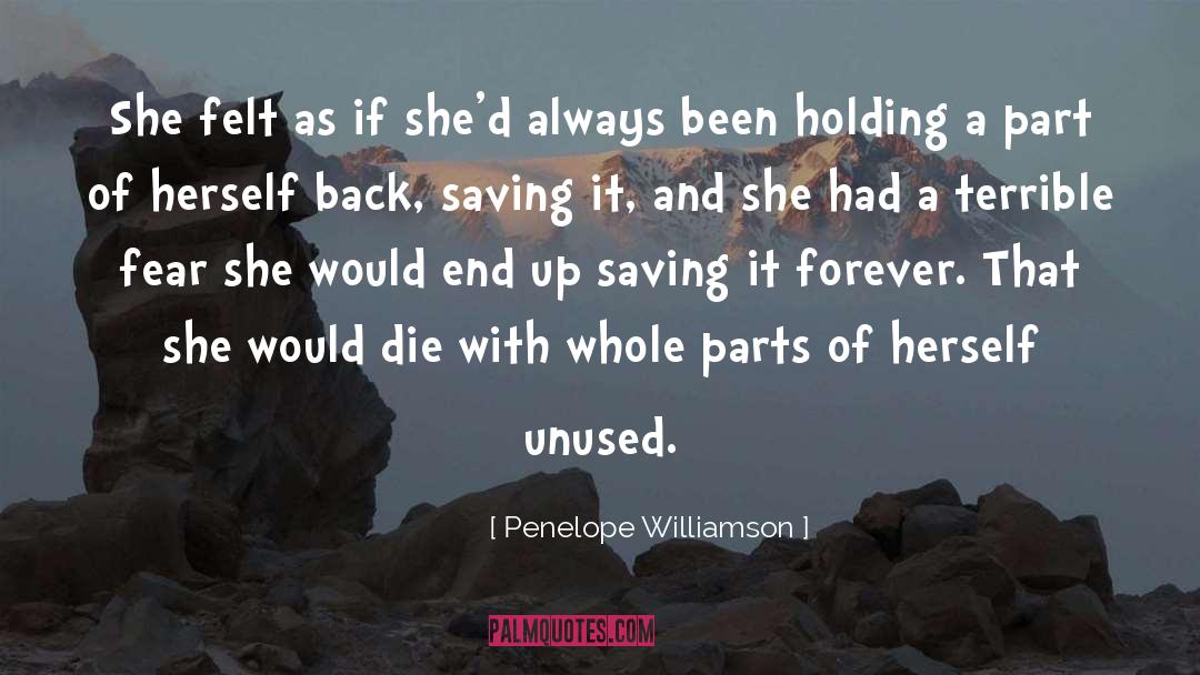 Penelope Williamson Quotes: She felt as if she'd