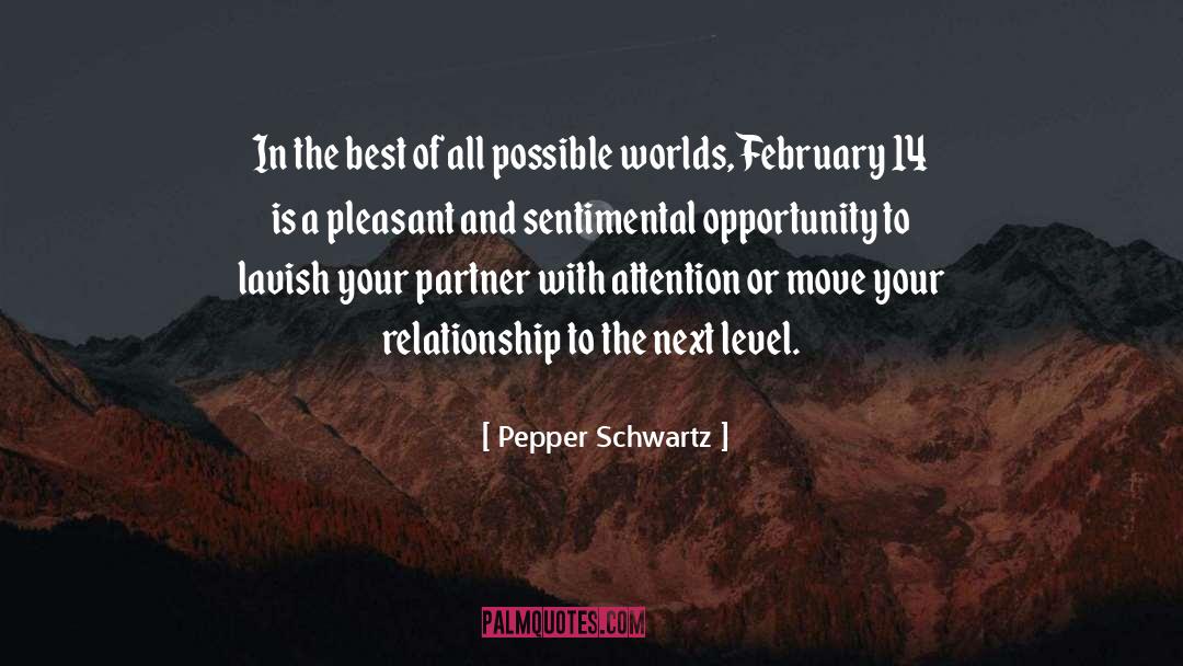 Pepper Schwartz Quotes: In the best of all