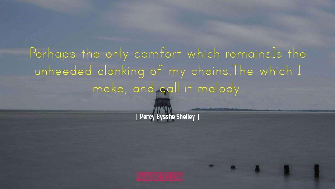 Percy Bysshe Shelley Quotes: Perhaps the only comfort which