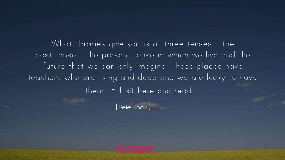 Pete Hamill Quotes: What libraries give you is