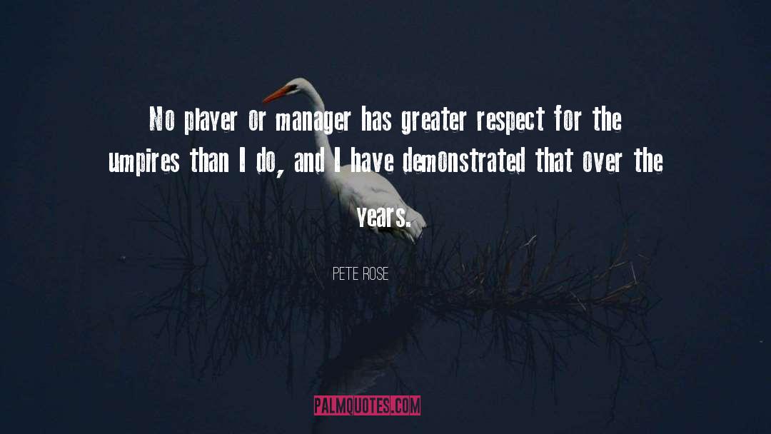 Pete Rose Quotes: No player or manager has