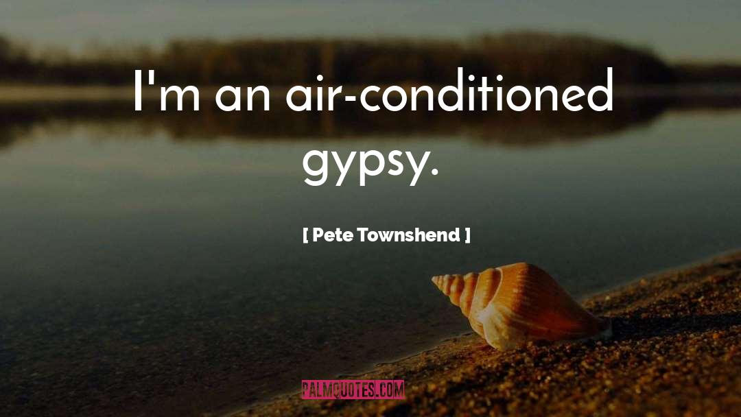 Pete Townshend Quotes: I'm an air-conditioned gypsy.