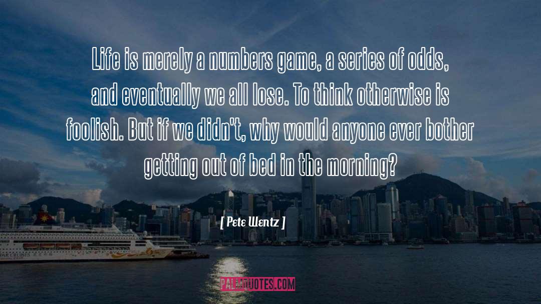 Pete Wentz Quotes: Life is merely a numbers