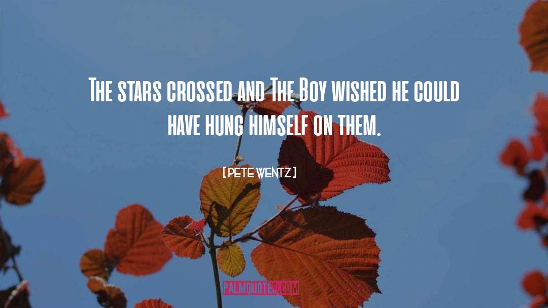 Pete Wentz Quotes: The stars crossed and The