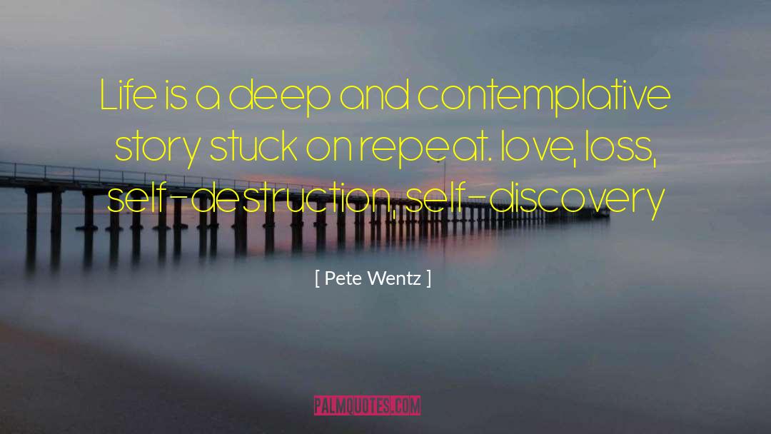 Pete Wentz Quotes: Life is a deep and
