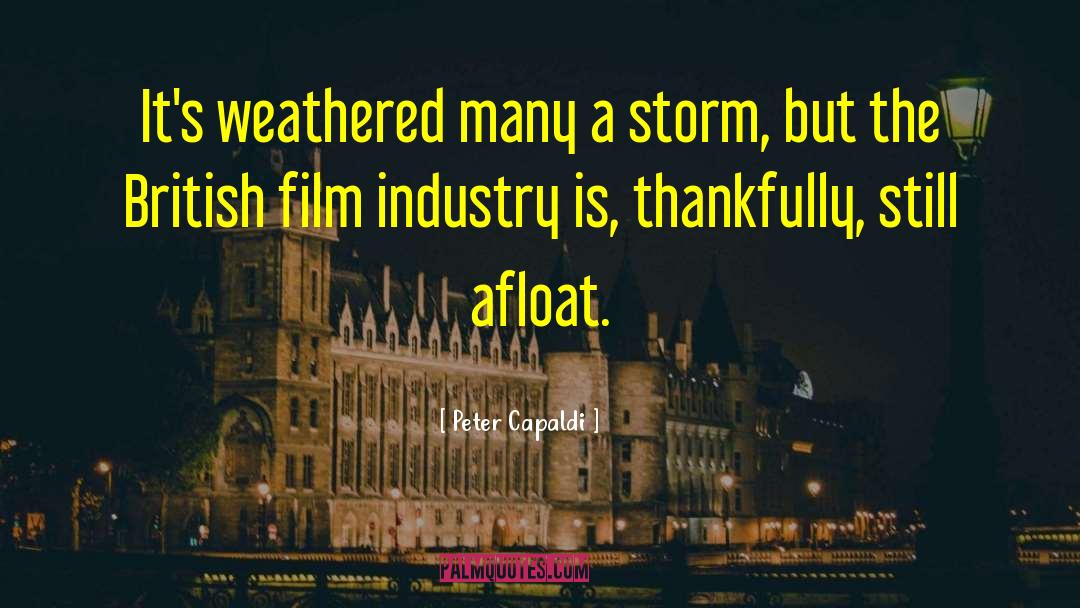 Peter Capaldi Quotes: It's weathered many a storm,