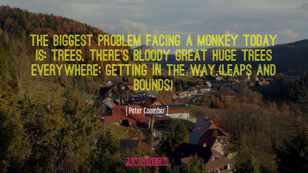 Peter Coomber Quotes: The biggest problem facing a