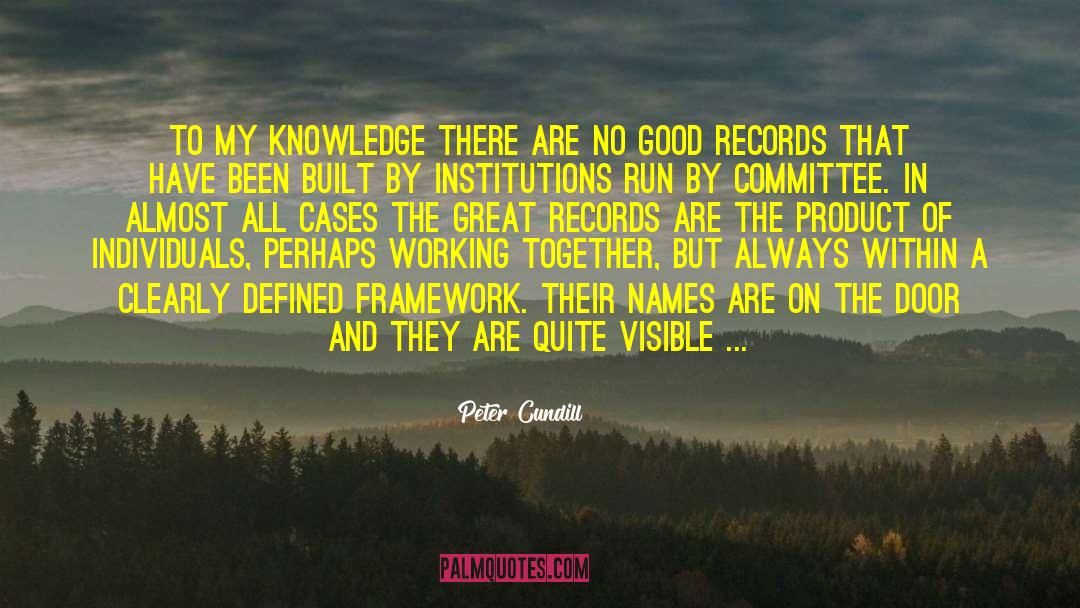 Peter Cundill Quotes: To my knowledge there are