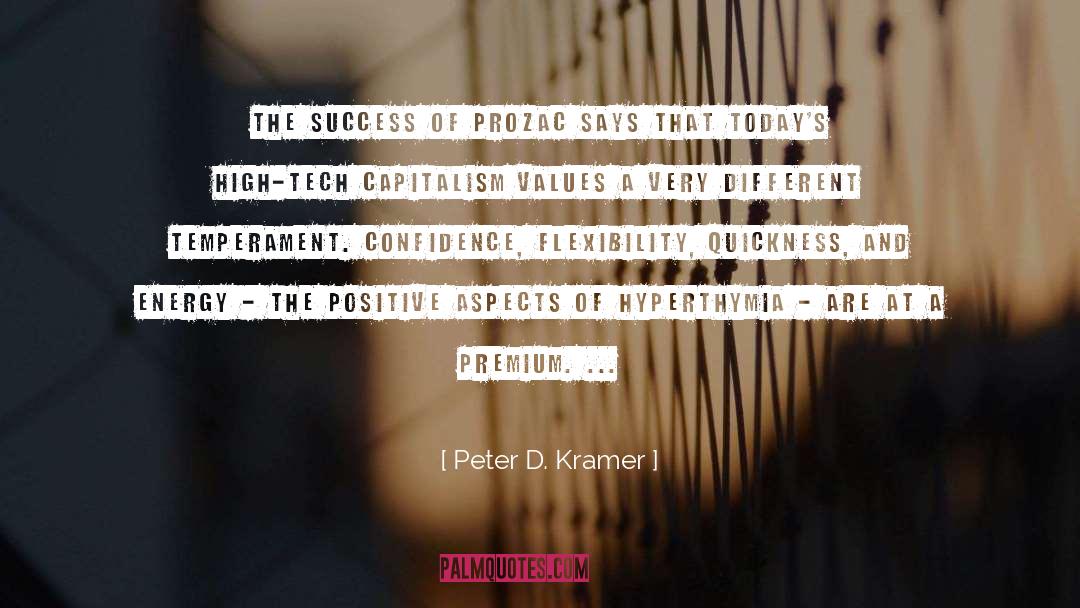 Peter D. Kramer Quotes: The success of Prozac says