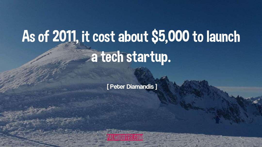 Peter Diamandis Quotes: As of 2011, it cost