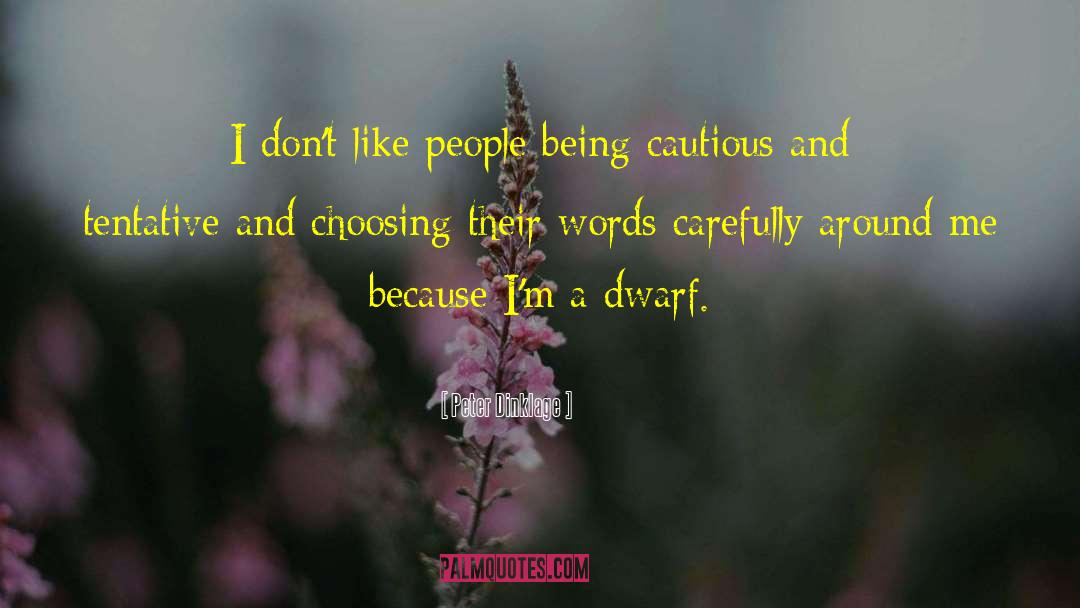 Peter Dinklage Quotes: I don't like people being