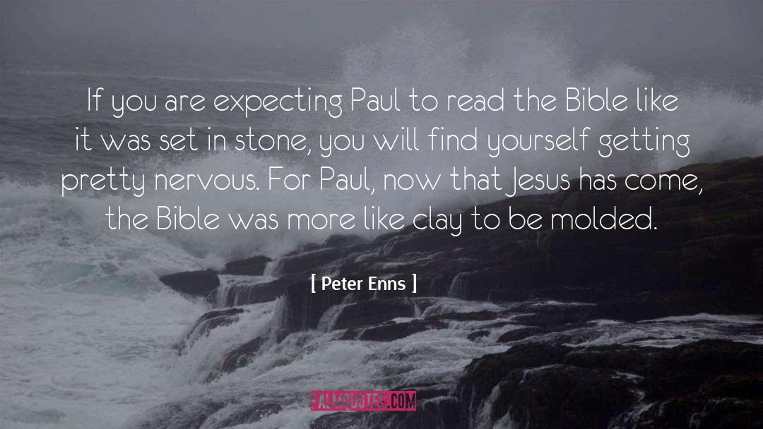 Peter Enns Quotes: If you are expecting Paul