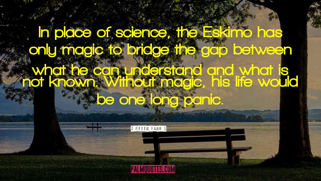 Peter Farb Quotes: In place of science, the