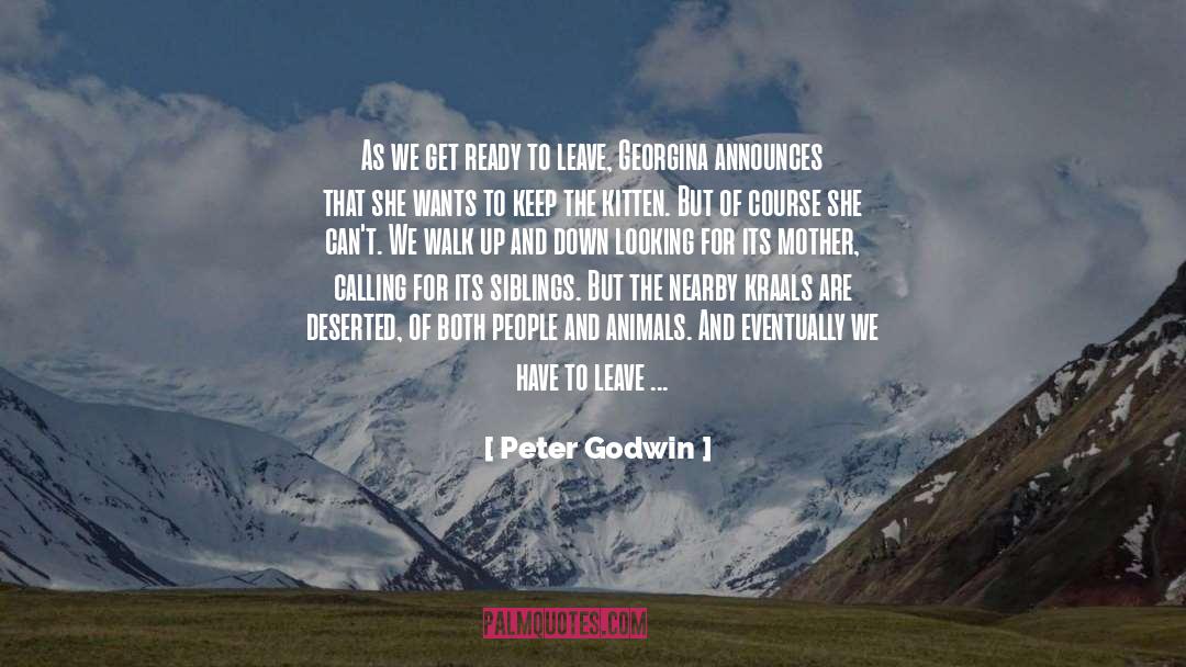 Peter Godwin Quotes: As we get ready to