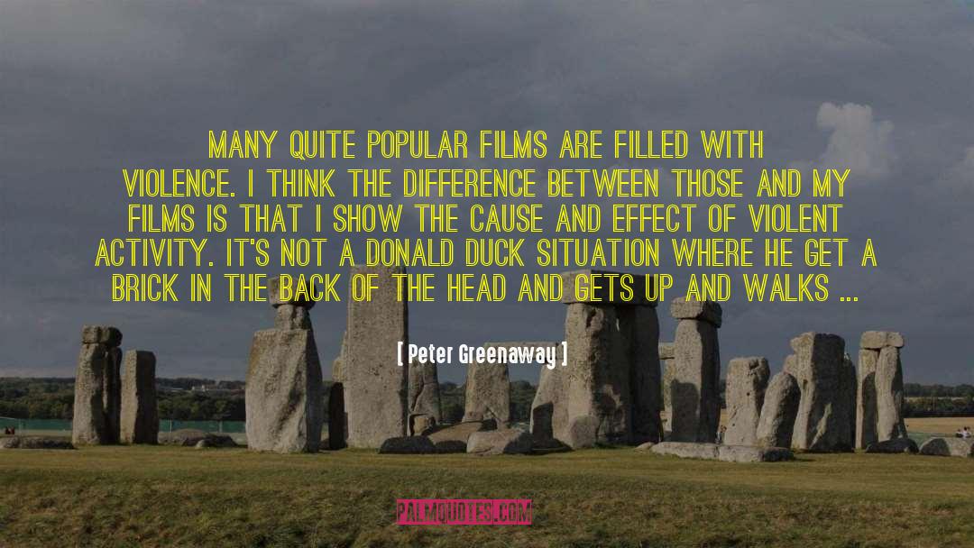 Peter Greenaway Quotes: Many quite popular films are