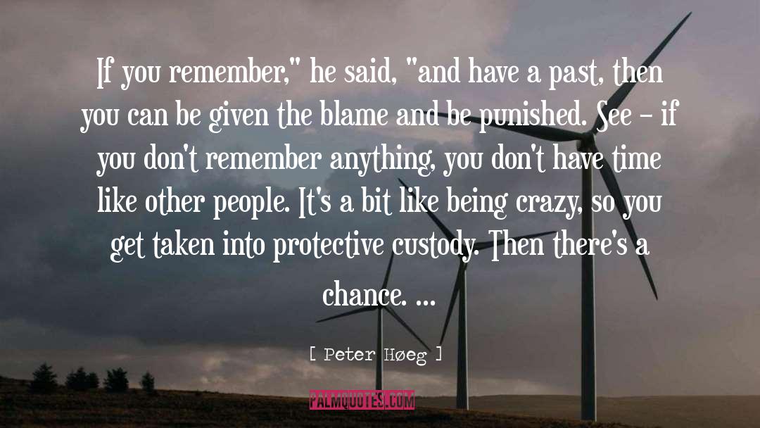 Peter Høeg Quotes: If you remember,