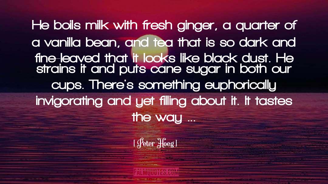 Peter Hoeg Quotes: He boils milk with fresh