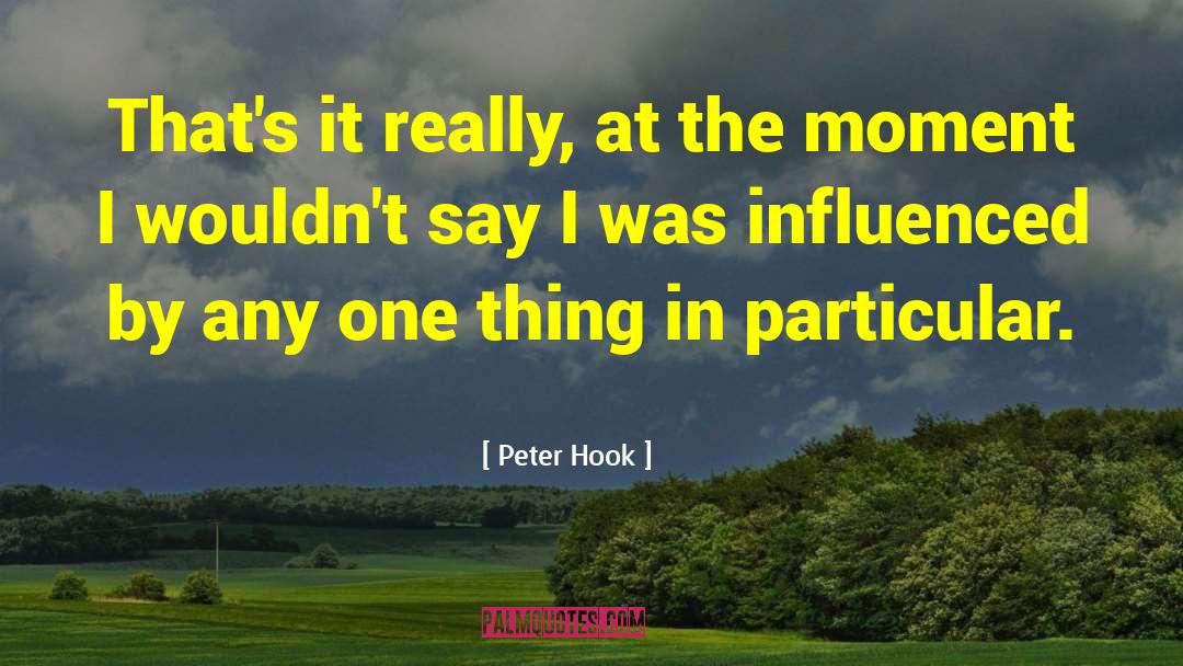 Peter Hook Quotes: That's it really, at the