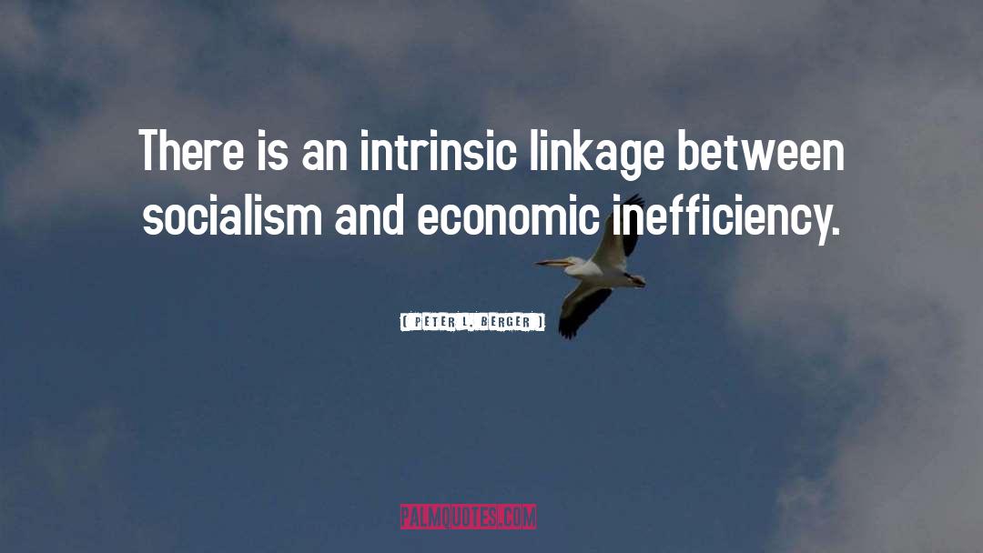 Peter L. Berger Quotes: There is an intrinsic linkage