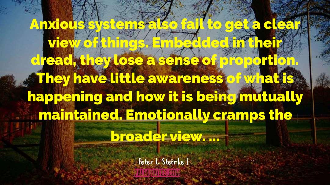 Peter L. Steinke Quotes: Anxious systems also fail to