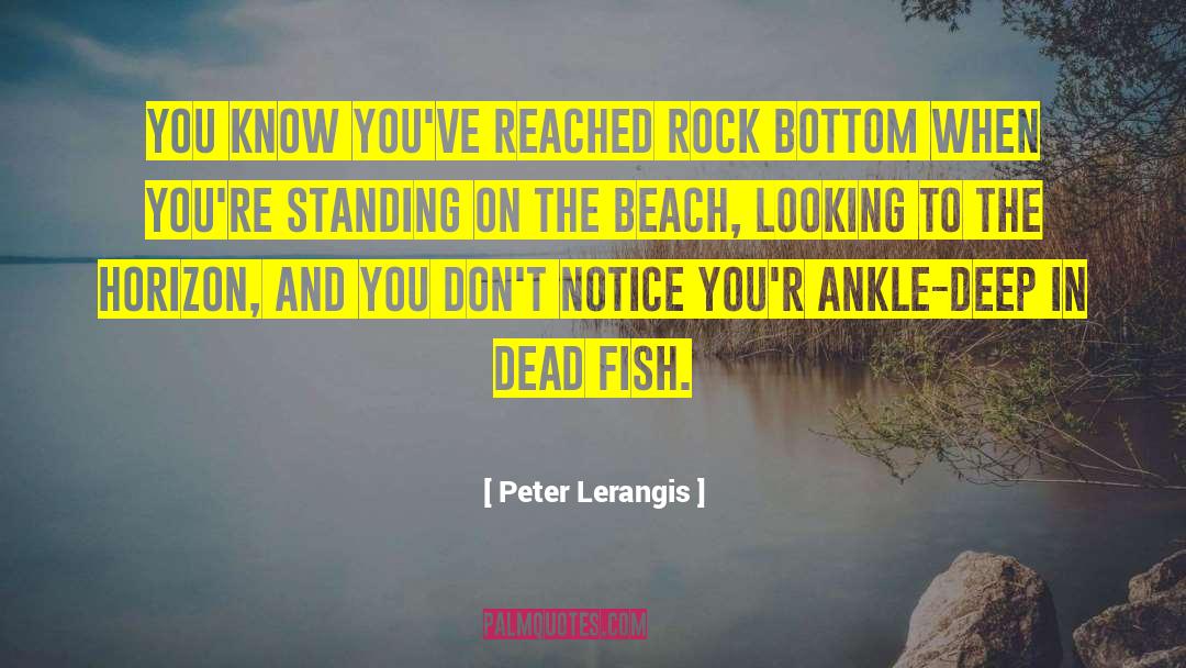 Peter Lerangis Quotes: You know you've reached rock