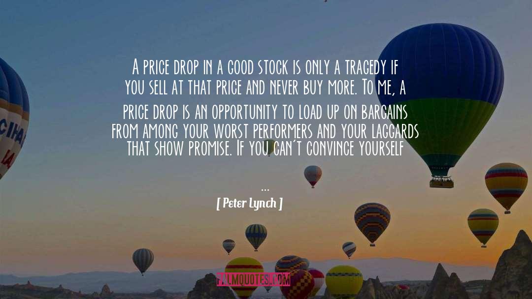 Peter Lynch Quotes: A price drop in a