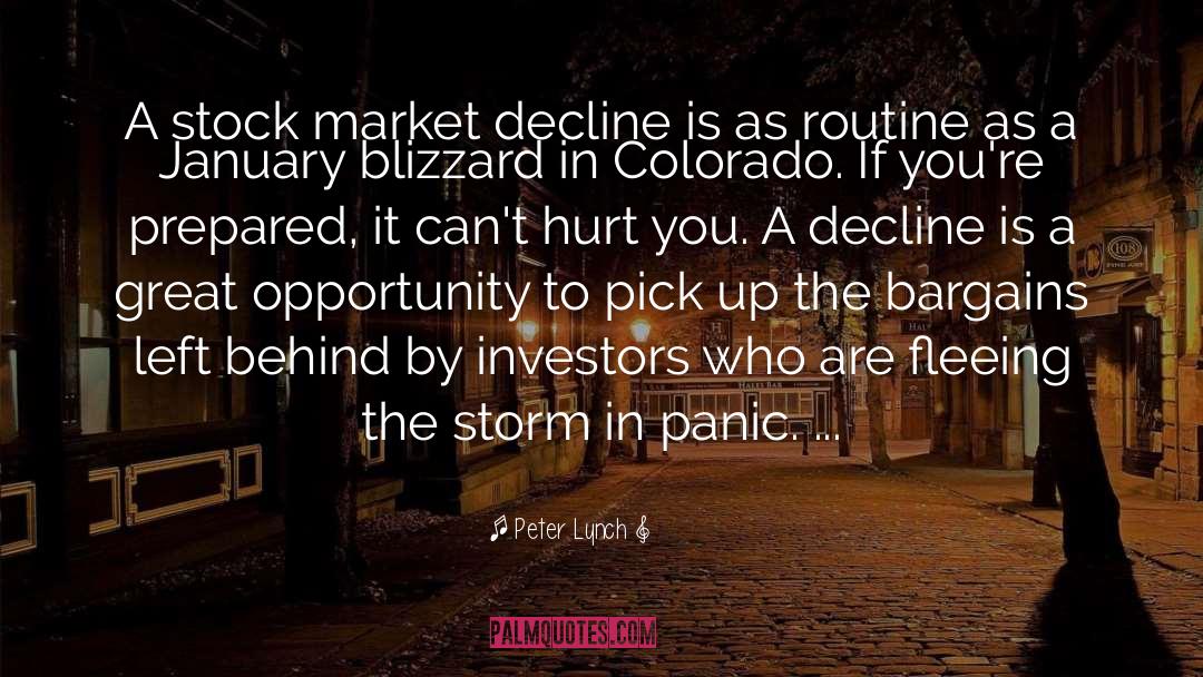 Peter Lynch Quotes: A stock market decline is