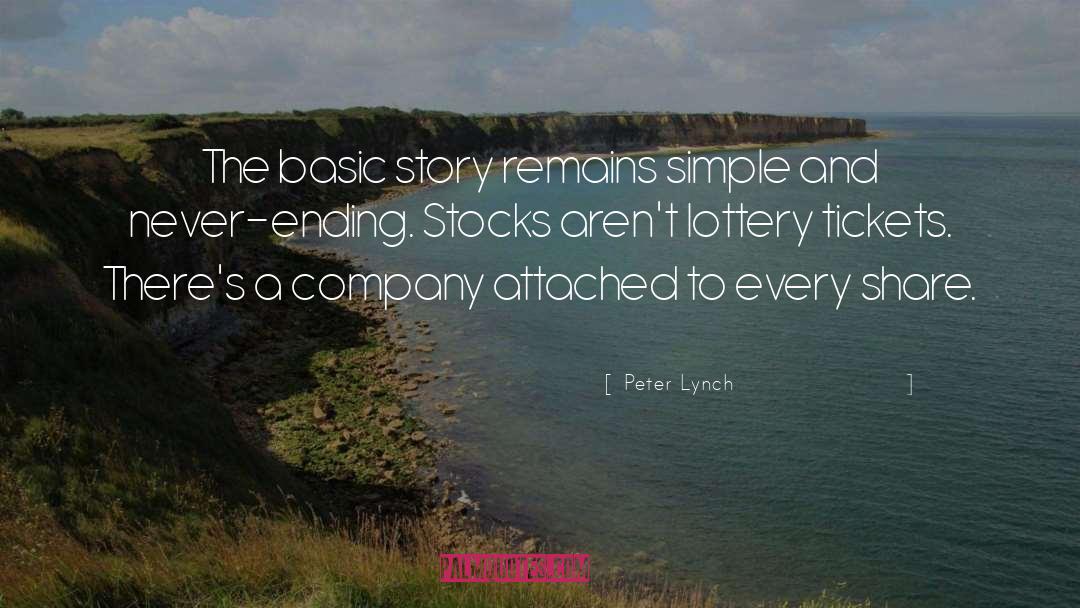 Peter Lynch Quotes: The basic story remains simple