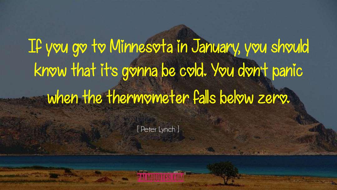 Peter Lynch Quotes: If you go to Minnesota