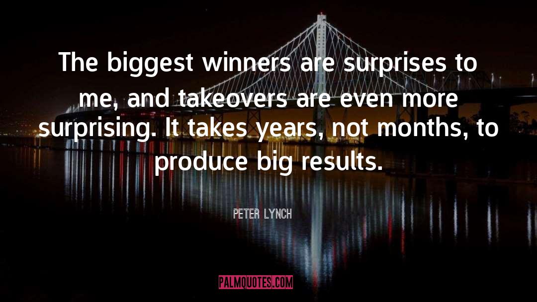 Peter Lynch Quotes: The biggest winners are surprises
