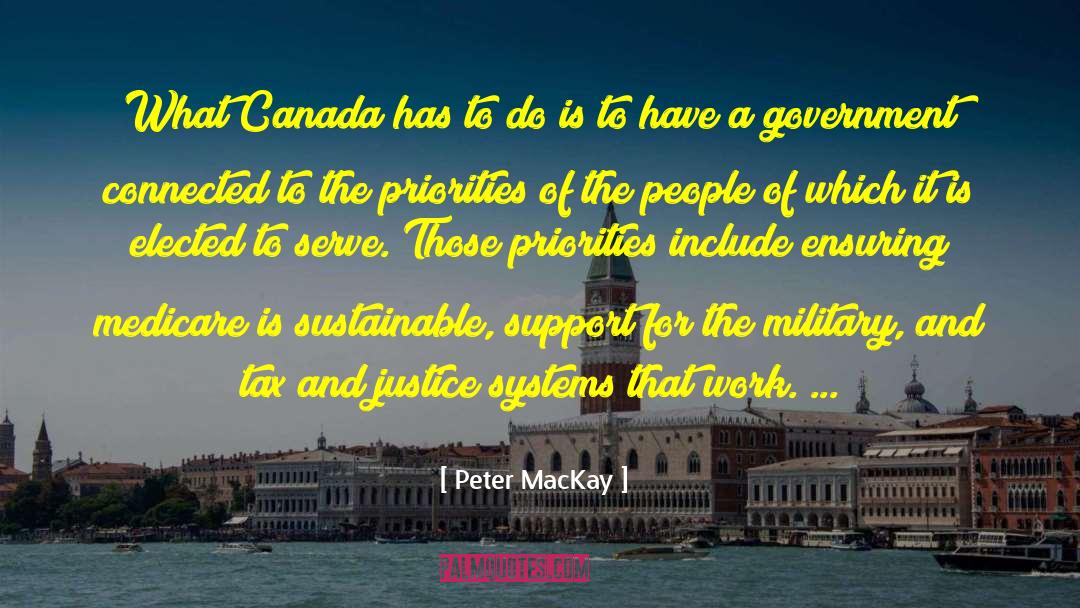 Peter MacKay Quotes: What Canada has to do