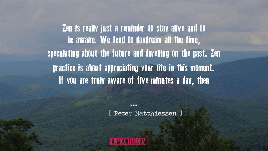 Peter Matthiessen Quotes: Zen is really just a