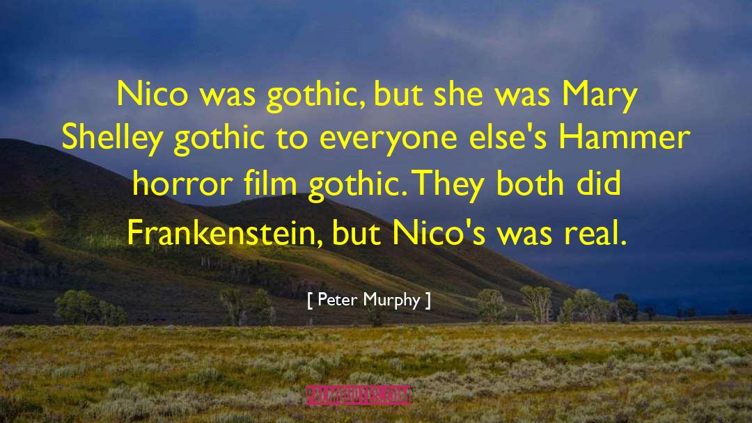 Peter Murphy Quotes: Nico was gothic, but she