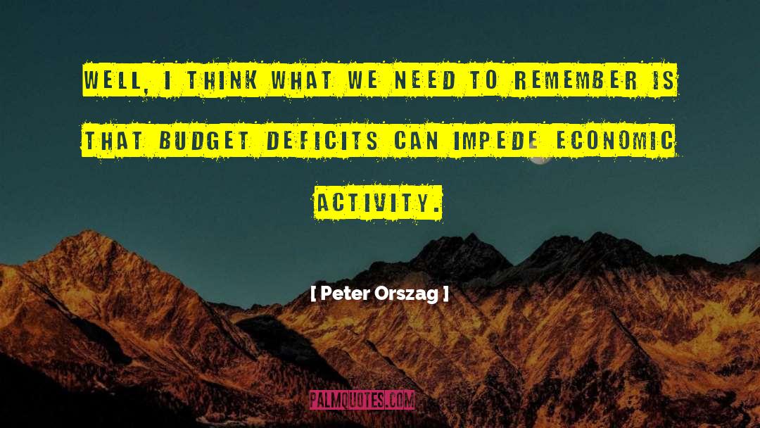 Peter Orszag Quotes: Well, I think what we