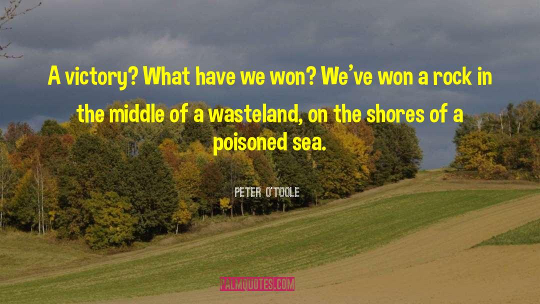 Peter O'Toole Quotes: A victory? What have we