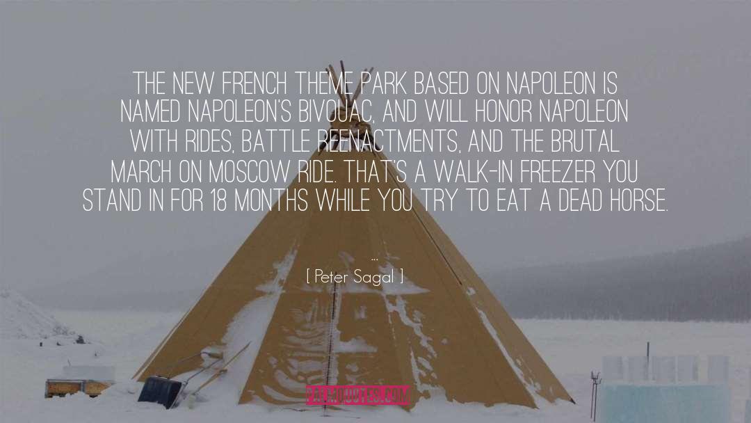 Peter Sagal Quotes: The new French theme park