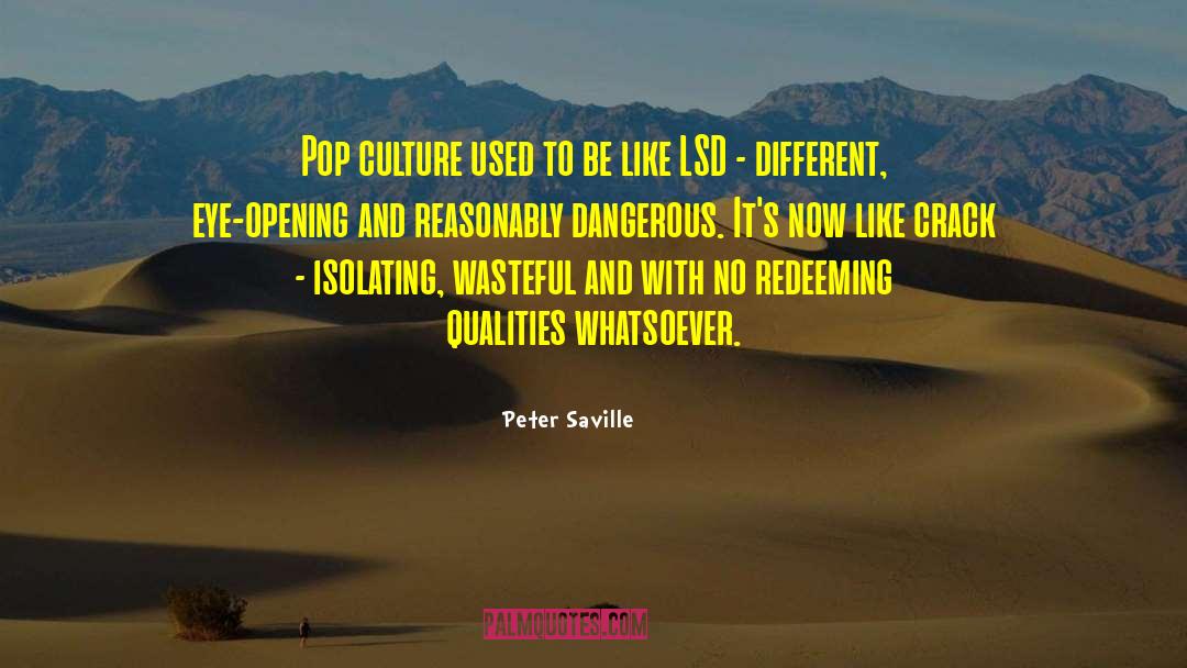 Peter Saville Quotes: Pop culture used to be