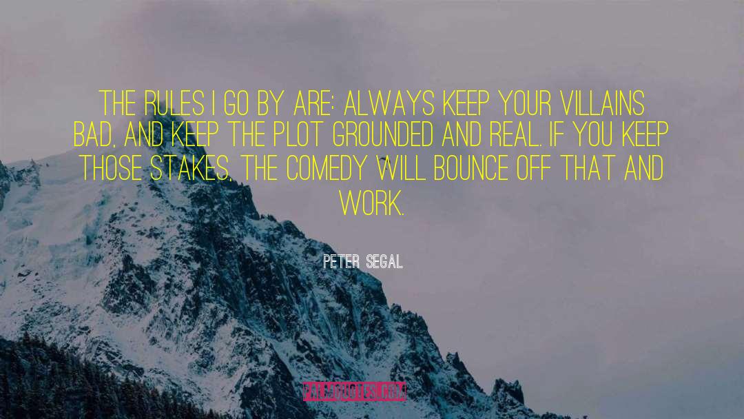 Peter Segal Quotes: The rules I go by