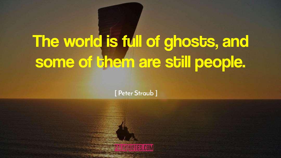 Peter Straub Quotes: The world is full of