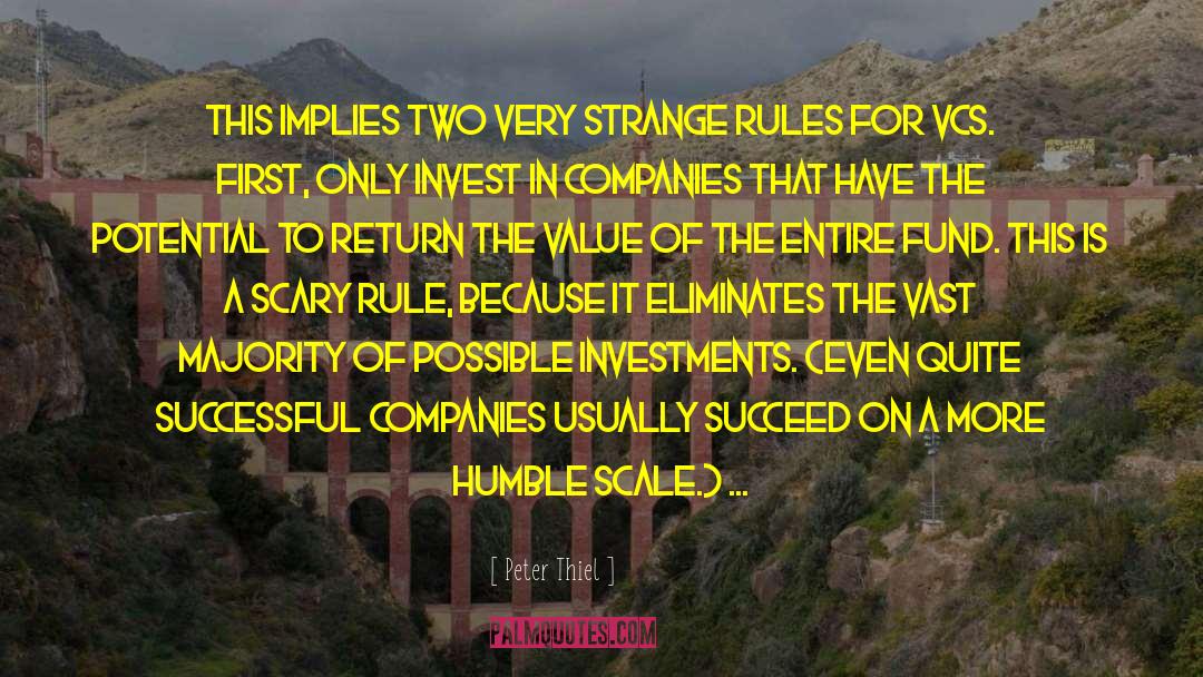 Peter Thiel Quotes: This implies two very strange