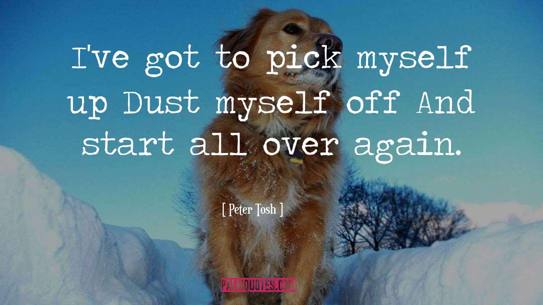 Peter Tosh Quotes: I've got to pick myself