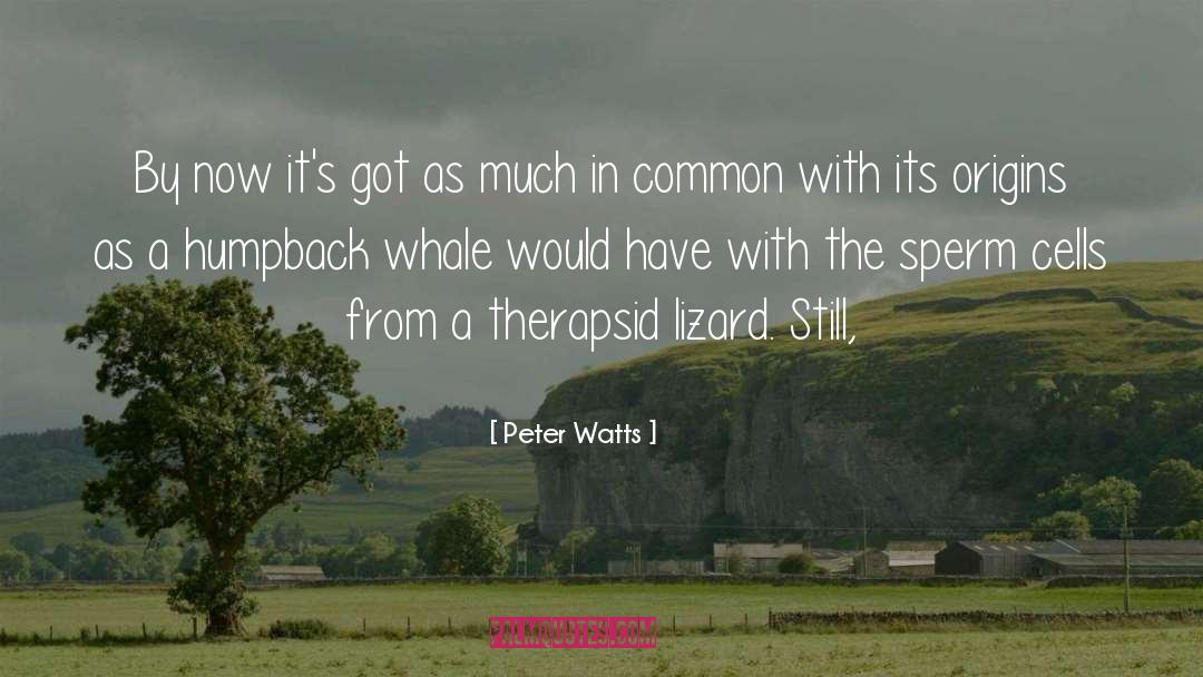 Peter Watts Quotes: By now it's got as