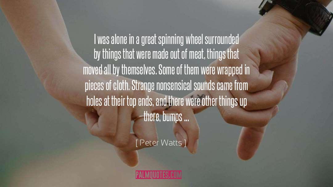 Peter Watts Quotes: I was alone in a