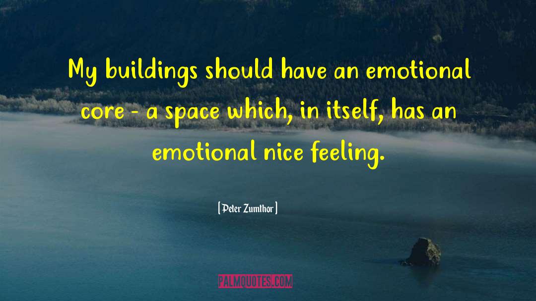 Peter Zumthor Quotes: My buildings should have an